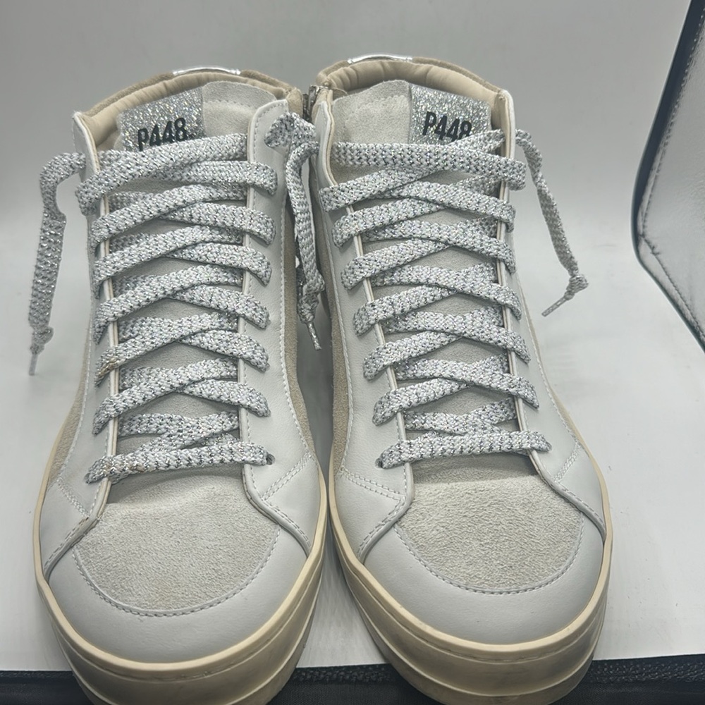 P448 High Top Skate Flex Sneakers Metallic - Picture 6 of 14